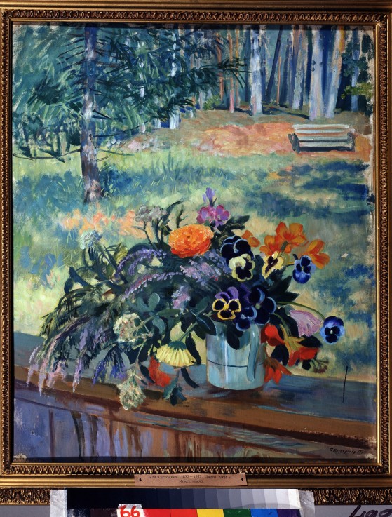 Flowers od Boris Michailowitsch Kustodiew