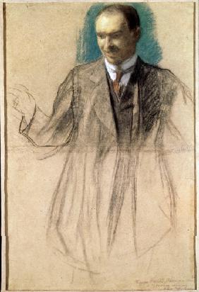 Portrait of the artist Kusma Petrov-Vodkin (1878-1939)