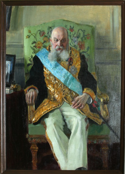 Portrait of Count Dmitri Martynovich Solski (1833-1910) od Boris Michailowitsch Kustodiew