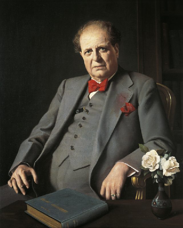 Portrait of Pietro Mascagni (Livorno, 1863-Rome 1945), 1939, by Bruno Croatto (1875-1948). Italy, 20 od Bruno Croatto