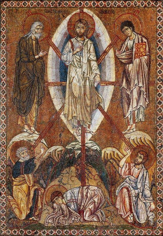 Portable icon depicting the transfiguration, 11th-12th century od Byzantine