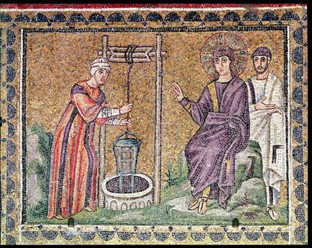 The Woman of Samaria at the Well, Scenes from the Life of Christ od Byzantine School