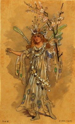 A Fairy, costume design for A Midsummer Night's Dream, produced by R. Courtneidge at the Princes The od C. Wilhelm