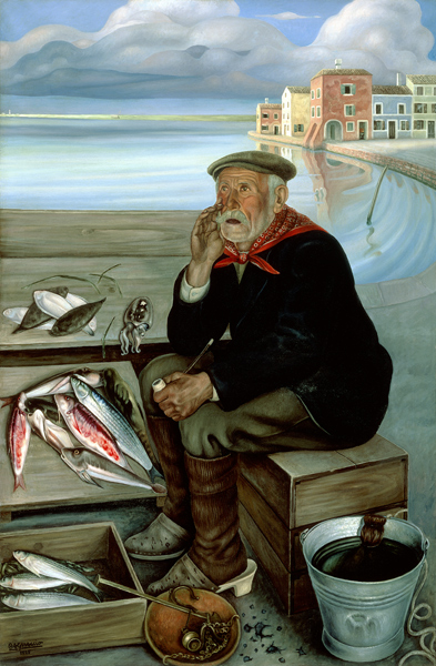Venditore di pesce od Cagnaccio di San Pietro
