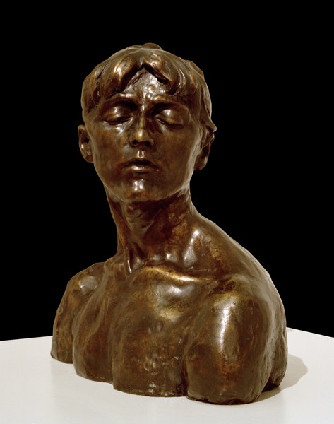 Young Woman with Eyes Closed od Camille Claudel