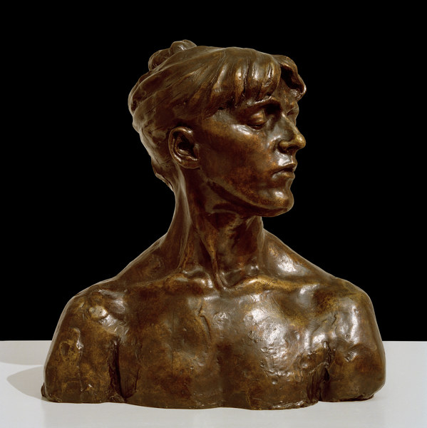 Young Woman with Eyes Closed od Camille Claudel
