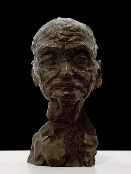 Head of an Hold Man (Study of Old Age) od Camille Claudel