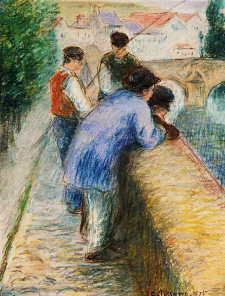 Angler od Camille Pissarro