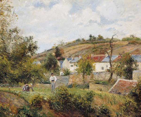 L ' Hermitage, Pontoise od Camille Pissarro