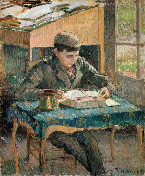 Rodo at reading od Camille Pissarro