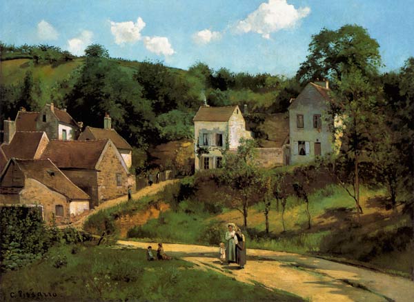 L ' Hermitage Pontoise od Camille Pissarro