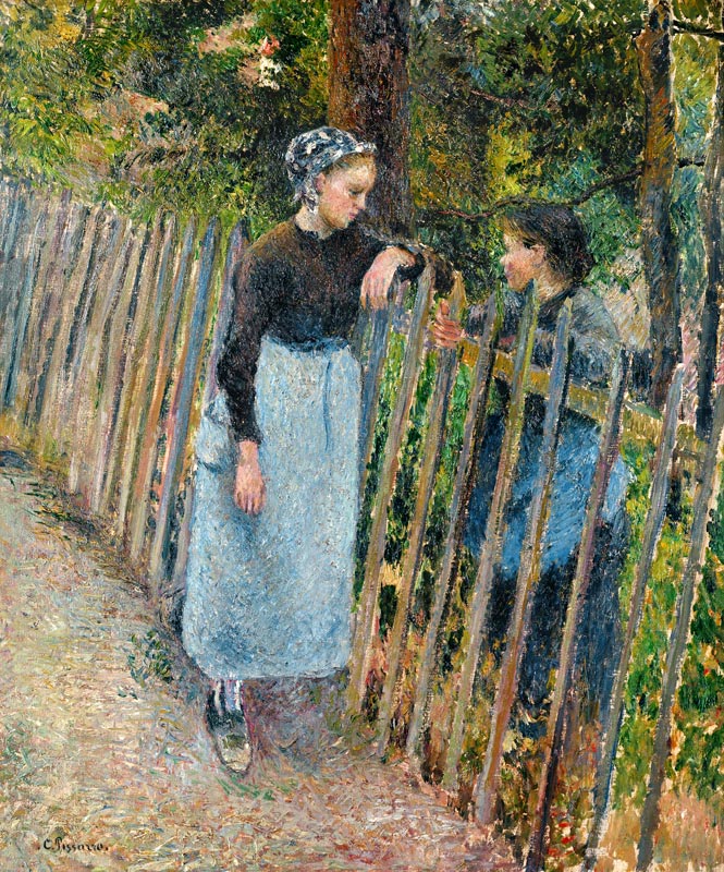 Conversation od Camille Pissarro