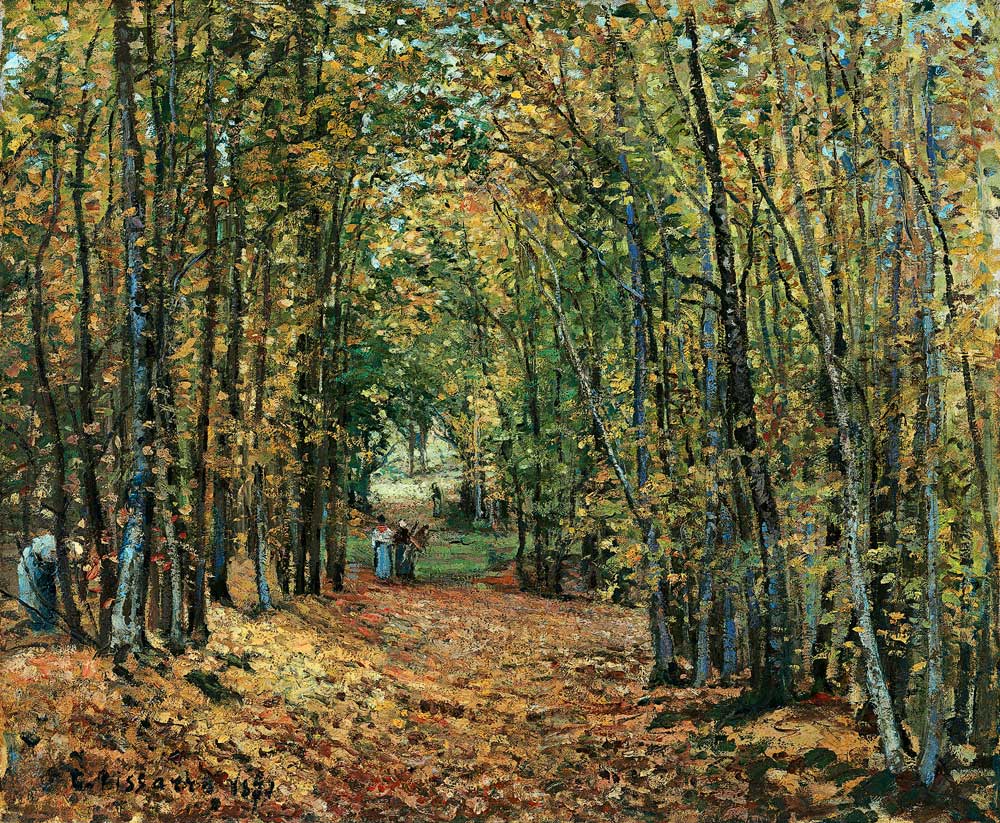 The Woods at Marly od Camille Pissarro