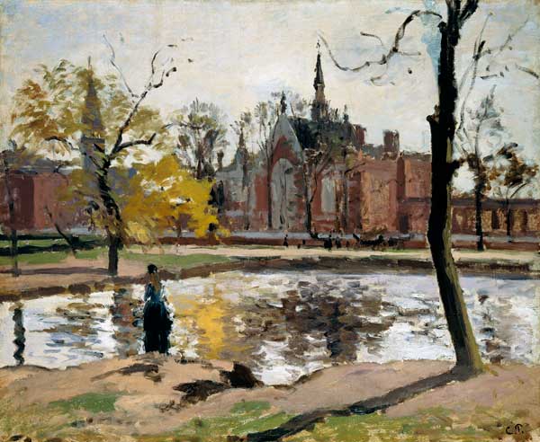 Dulwich college, London od Camille Pissarro