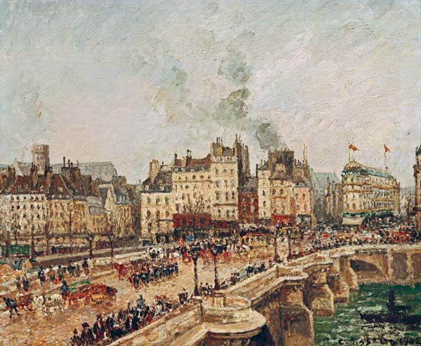 C.Pissarro, Le Pont Neuf od Camille Pissarro