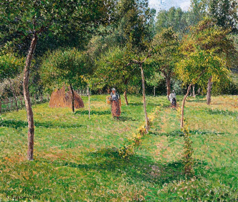 The Orchard at Éragny od Camille Pissarro
