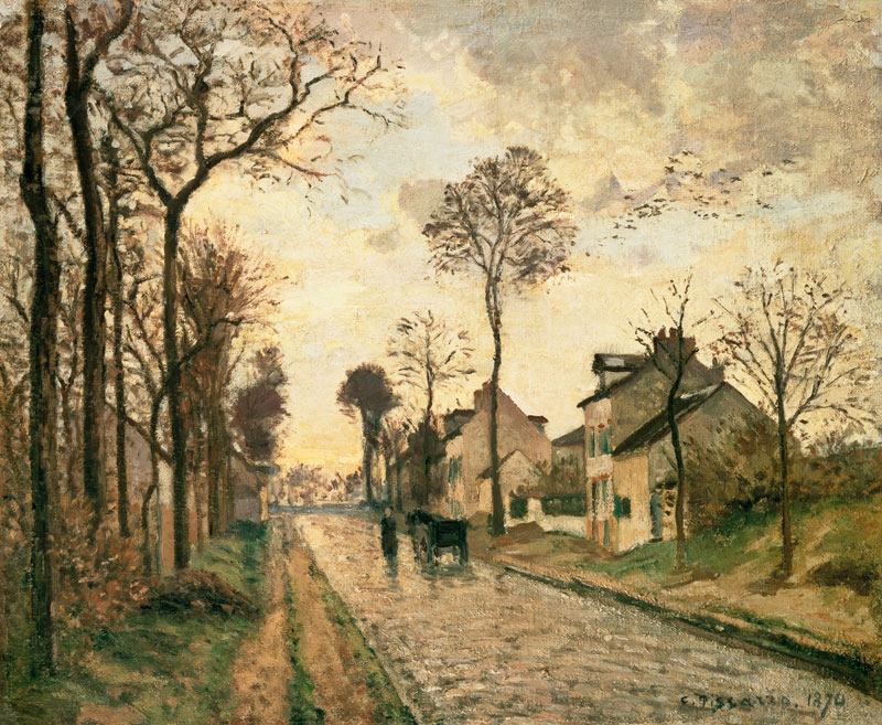 The Louveciennes Road od Camille Pissarro