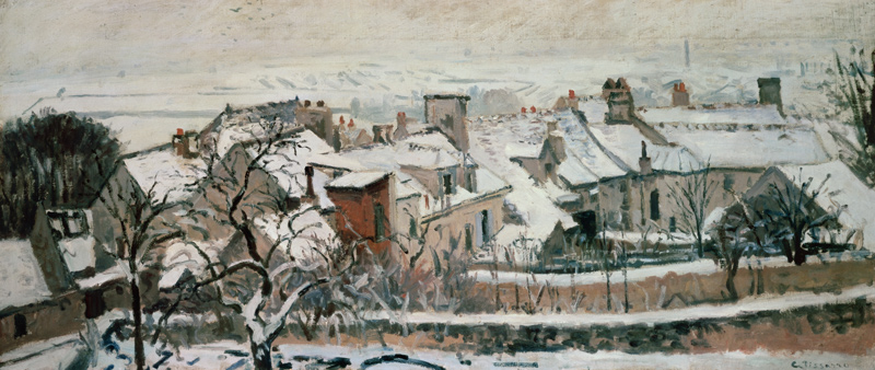 Winter od Camille Pissarro