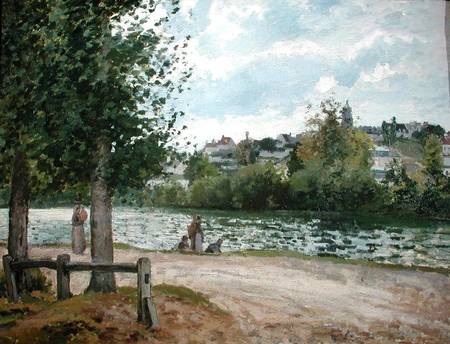 The Banks of the Oise at Pontoise od Camille Pissarro
