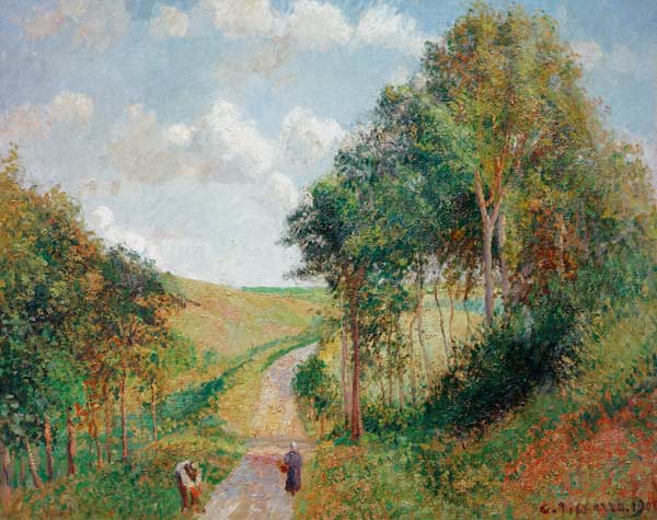 Pissarro / Landscape in Berneval / 1900 od Camille Pissarro