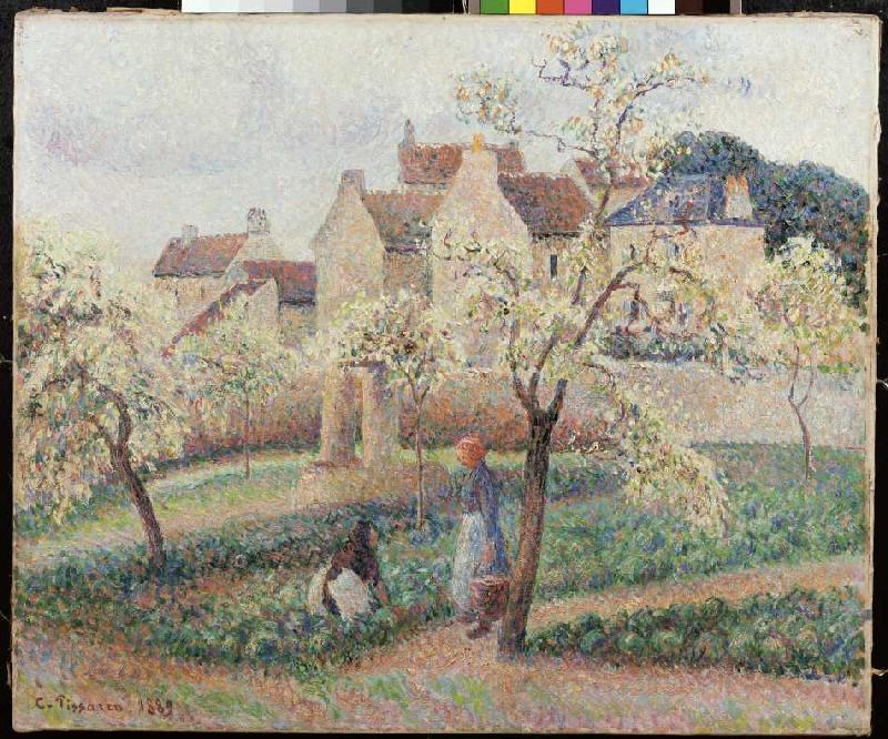 Blühende Pflaumenbäume od Camille Pissarro