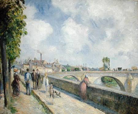 The Bridge at Pontoise od Camille Pissarro