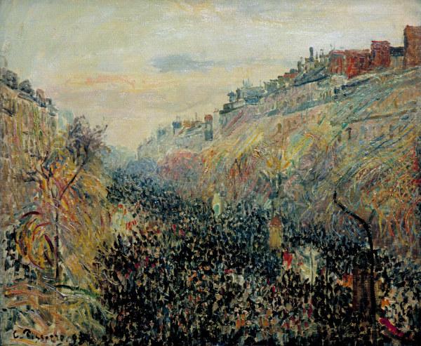 Camille Pissarro / Boulevard Montmartre od Camille Pissarro