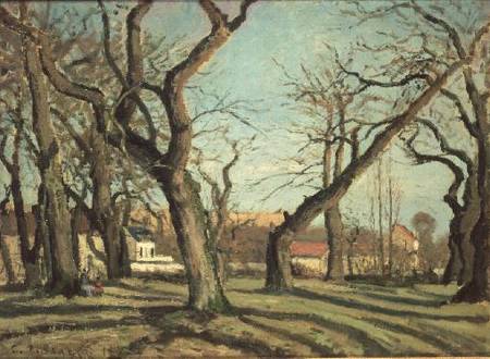 Chestnut Trees at Louveciennes od Camille Pissarro