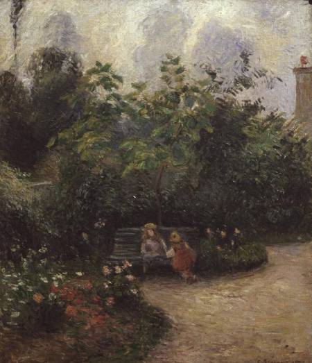 A Corner of the Garden at the Hermitage, Pontoise od Camille Pissarro