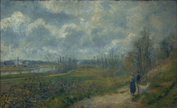 C.Pissarro, Der Weg bei Le Chou od Camille Pissarro