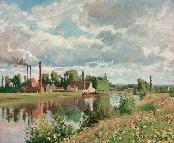 The Oise at Pontoise od Camille Pissarro