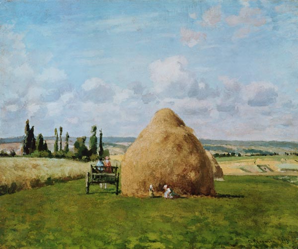 The barn, Pontoise od Camille Pissarro