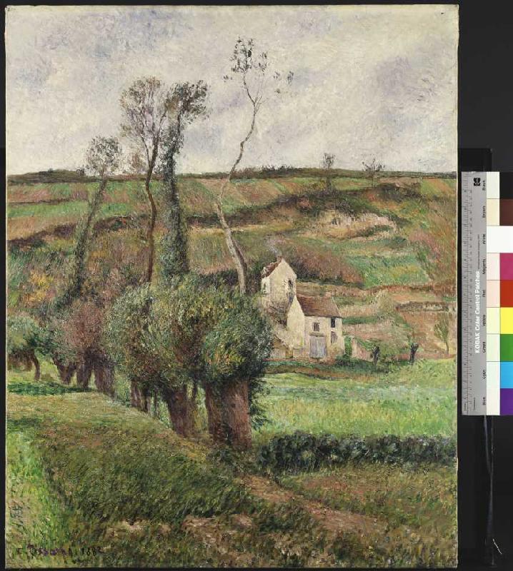 Die Kohlfelder in Pontoise od Camille Pissarro