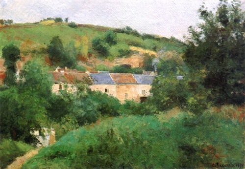 The Dorfstrasse od Camille Pissarro