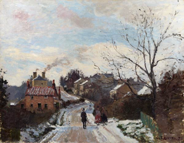 Pissarro / Fox Hill, Upper Norwood /1870 od Camille Pissarro