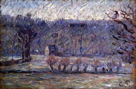 The Hill at Vaches, Bazincourt od Camille Pissarro
