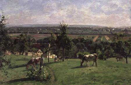 Hillside of Vesinet, Yvelines od Camille Pissarro