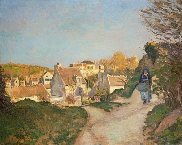 The hills of Jallais, Pontoise od Camille Pissarro