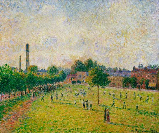 Kew Green, London od Camille Pissarro