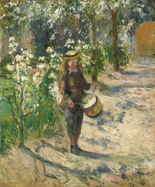 Kind mit Trommel od Camille Pissarro