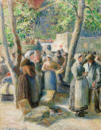The market in Gisors od Camille Pissarro