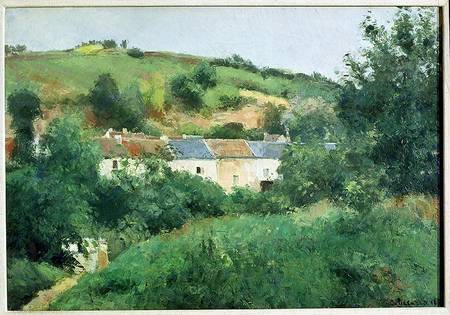 The Path in the Village od Camille Pissarro