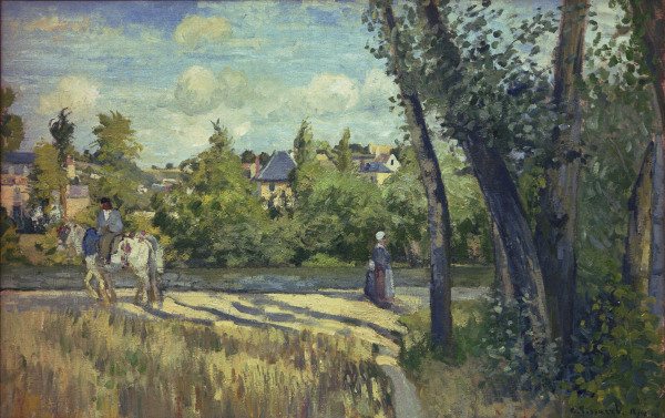 Pissarro / Landscape... / 1874 od Camille Pissarro