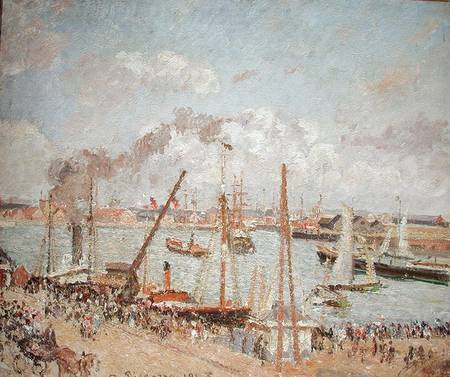 The Port of Le Havre, Afternoon, Sun od Camille Pissarro