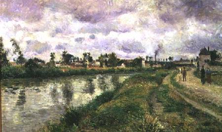 River Scene od Camille Pissarro