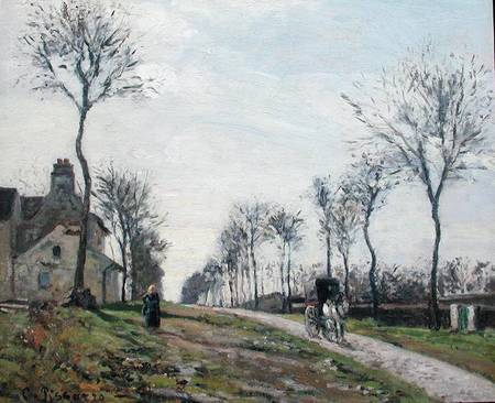Road in Louveciennes od Camille Pissarro