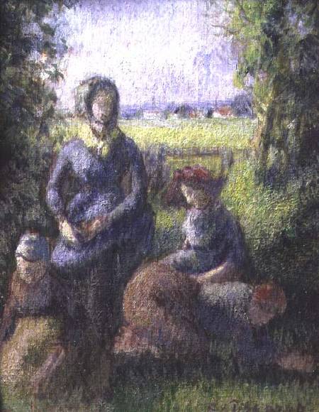 Rustic scene od Camille Pissarro