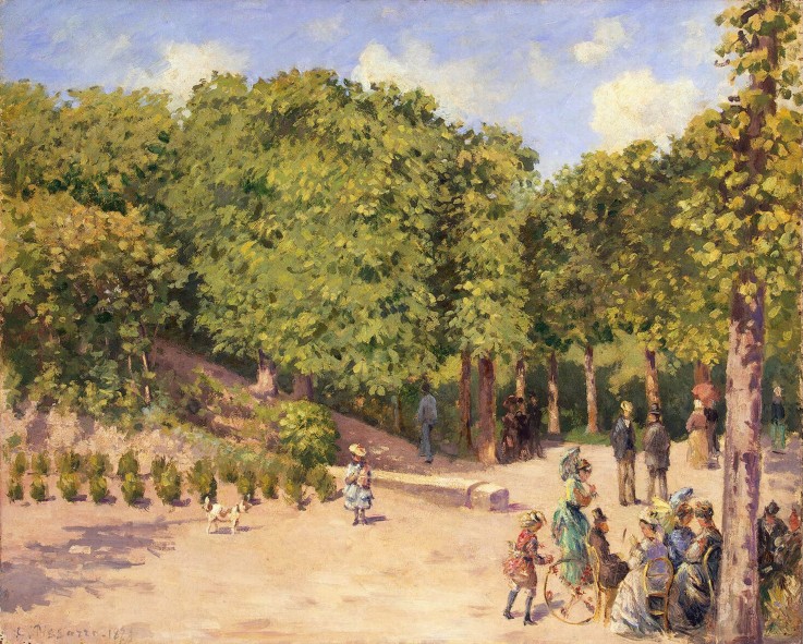 Town Park in Pontoise od Camille Pissarro
