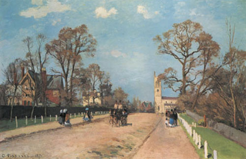 The Strasse to Sydenham od Camille Pissarro