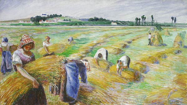 The Harvest od Camille Pissarro